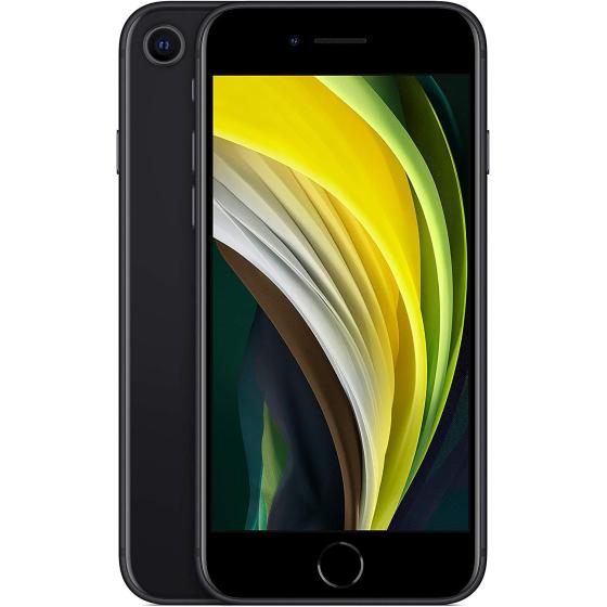 Apple iPhone SE 2nd Generation, US Version, 64GB, Black - Unlocked (Renewed)