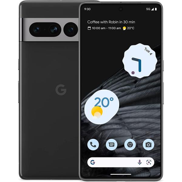 Google Pixel 7 Pro 5G 256GB 12GB RAM 24-Hour Battery Universal Unlocked for All Carriers - Obsidian