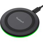 Yootech Wireless Charger,10W Max Fast Wireless Charging Pad Compatible with iPhone 14/14 Plus/14 Pro/14 Pro Max/13/13 Mini/SE 2022/12/11/X/8,Samsung Galaxy S22/S21/S20,AirPods Pro 2(No AC Adapter)
