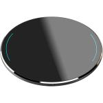 TOZO W1 Wireless Charger 10W Thin Aviation Aluminum Computer Numerical Control Technology Fast Charging Pad Black (NO AC Adapter)