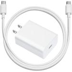 USB C Fast Wall Charger Compatible Google Pixel 6 5 4 XL 4a / 3a XL / 3 / XL / 2, 18W 3A PD Power Adapter and 3.3FT Type C to C Cable