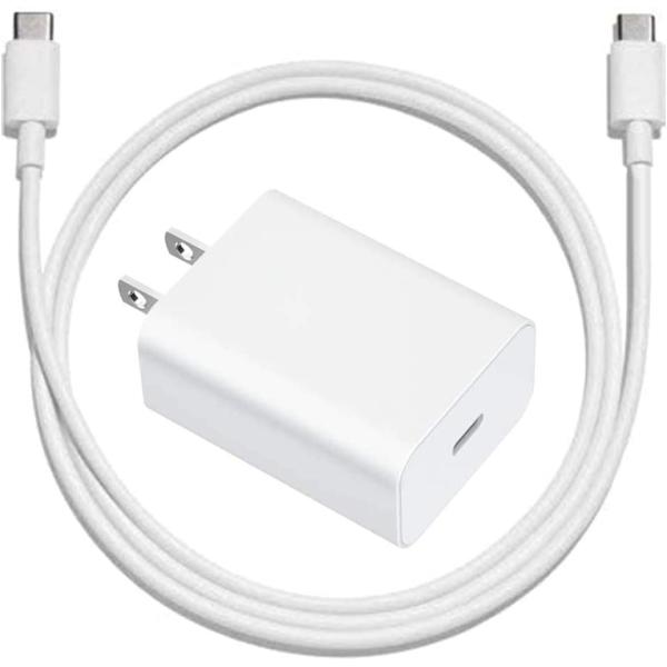 USB C Fast Wall Charger Compatible Google Pixel 6 5 4 XL 4a / 3a XL / 3 / XL / 2, 18W 3A PD Power Adapter and 3.3FT Type C to C Cable