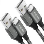 etguuds [2-Pack, 3ft USB C Cable 3A Fast Charge, USB A to Type C Charger Cord Braided Compatible with Samsung Galaxy A10e A20 A50 A51 A71, S20 S10 S9 S8 Plus S10E, Note 20 10 9 8, Moto G7 G8