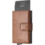 VULKIT Pop Up Wallet, Leather Automatic Credit Card Holder Wallet RFID Blocking Bifold Pocket Wallet with Banknote Slot for Women Men