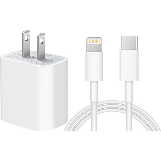 iPhone 14 13 12 11 Super Fast Charger [Apple MFi Certified ]High Speed Charger 20W PD USB-C Wall Charger 6FT Cables Compatible with iPhone 14/14 Pro/14 Pro Max/14 Plus/13/13Pro/12/12 Pro/11/11Pro,iPad