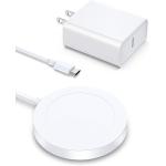 Magnetic Wireless Charger - Magnet Charging Pad Compatible with iPhone 14/14 pro/14 plus/14 pro max/ 13/13 pro/13 pro max/12 pro max - Mag-Safe Charger for AirPods 3/2/Pro with USB-C 20W PD Adapter