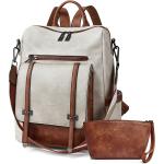 OPAGE Backpack Purse for Women Leather Backpack Purse Travel Backpack Fashion Designer Ladies Shoulder Bags With Wristlets