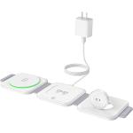 Wireless Charger, Magnetic Foldable 3 in 1 Charging Station, Fast Travel Wireless Charging Pad, Compatible with Magsafe for iPhone 14/13/12/Pro Max/Plus/Mini, Apple Watch and Airpods 2/3/Pro