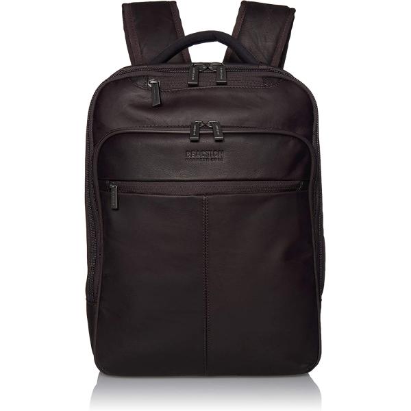 Kenneth Cole Reaction Manhattan Commuter Slim Backpack Laptop Computer & Tablet Travel, Business, Brown, 16" Bagpack