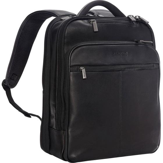 Kenneth Cole REACTION Manhattan Commuter Slim Backpack Laptop Computer & Tablet Travel, Business, Black, 16" Bagpack