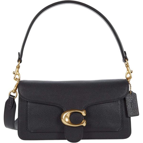 COACH Polished Pebble Leather Tabby Shoulder Bag 26