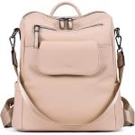 CLUCI Leather Backpack Purse for Women, Large Fashion Convertible Anti-theft, Travel Backpack Purses