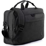 BAGSMART 17.3 Inch Laptop Bag, Expandable Briefcase,Computer Bag Men Women,Laptop Shoulder Bag,Work Bag Business Travel Office,Lockable (Black-17.3 inch)
