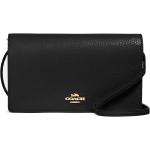 Coach Women's Anna Foldover Crossbody Clutch (Black)