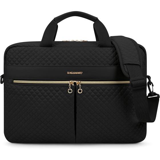 BAGSMART 17.3 Inch Laptop Bag, Briefcase for Women Large Laptop Case Computer Bag Office Travel Business