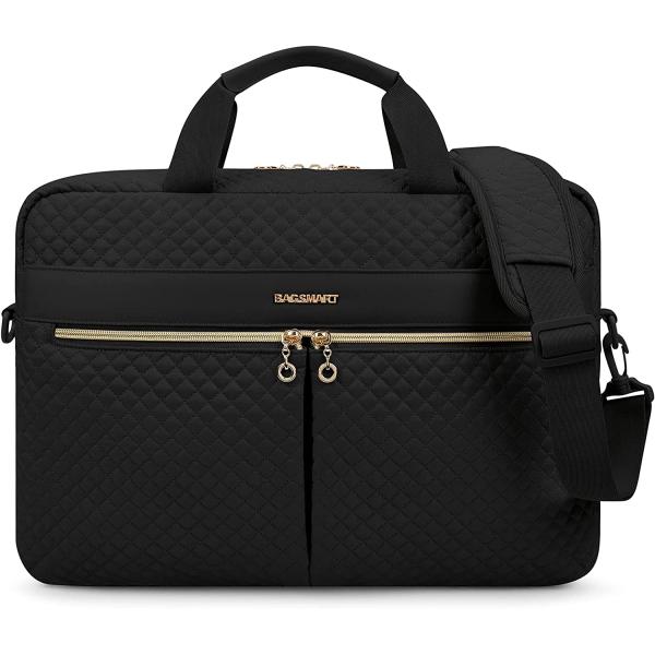 BAGSMART 17.3 Inch Laptop Bag, Briefcase for Women Large Laptop Case Computer Bag Office Travel Business