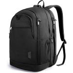 BAGSMART Laptop Backpack for Men Women Expandable Travel Backpacks fits 17.3 Inch Computer with Charging Port Water Resistant Large Bookbags Casual Daypack for School Work Business Trip College,Black