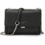DAVIDJONES Women's Small Saffiano Faux Leather Crossbody Bag, Cameron Shoulder Handbag and Wallet Purses with Chain Strap