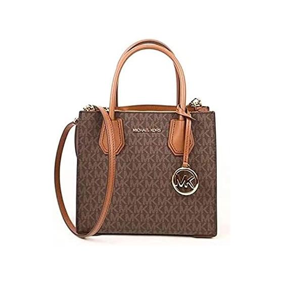 MICHAEL KORS MERCER MEDIUM MESSENGER CROSSBODY SATCHEL POWDER
