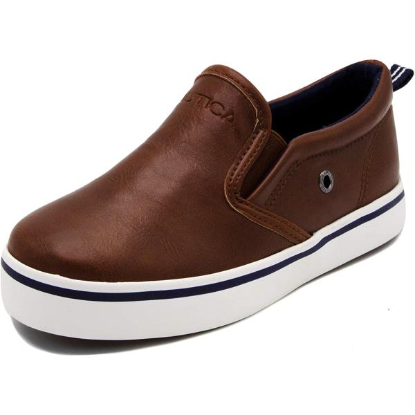 Nautica Kid's Slip-On Casual Shoe Athletic Sneaker - Youth-Toddler Akeley | Boy - Girl | (Big Kid/Little Kid/Toddler)