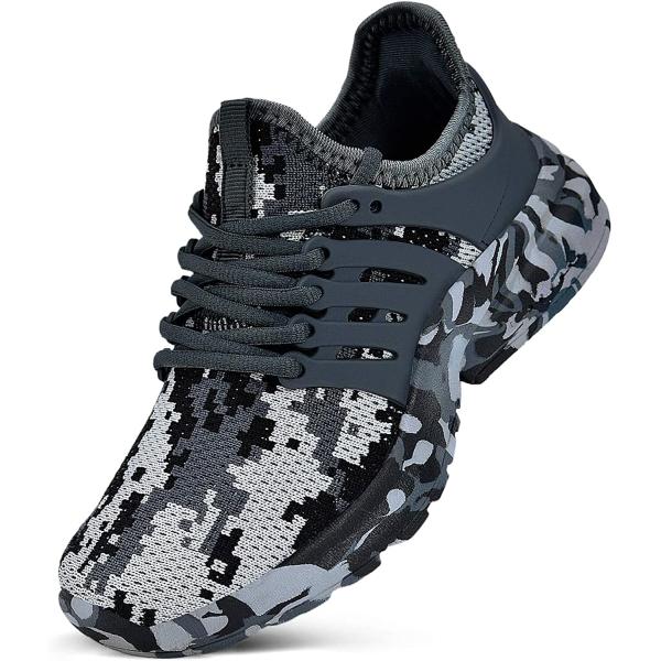 NYZNIA Boys Girls Shoes Tennis Running Lightweight Breathable Sneakers for Kids