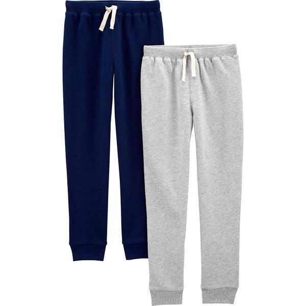 Simple Joys by Carter's Toddlers and Baby Boys' Pull-On Fleece Pants, Pack of 2