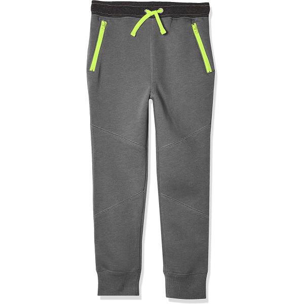 Amazon Essentials Boys and Toddlers' Zip-Pocket Fleece Jogger Pant (Previously Spotted Zebra)
