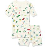 Moon and Back by Hanna Andersson Boys' and Girls' Organic Cotton 2 Piece Short Pajama Set