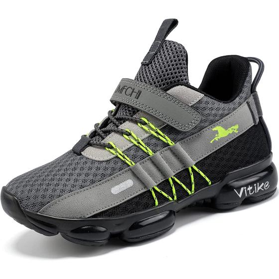 JMFCHI Boys Girls Kids' Sneakers Knitted Mesh Sports Shoes Breathable Lightweight Running Shoes for Kids Fashion Athletic Casual Shoes