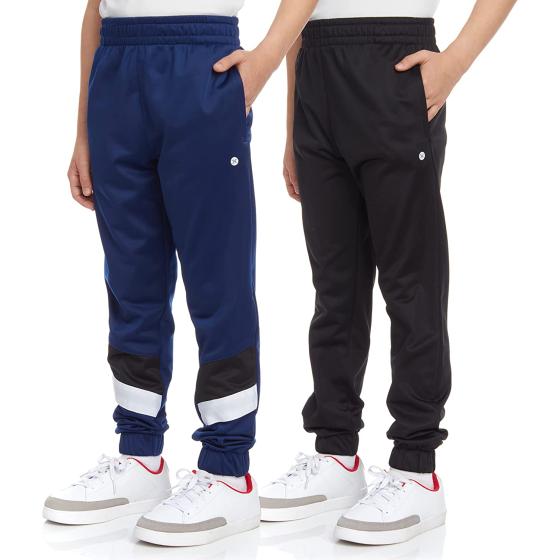 RBX Boy's Sweatpants - 2 Pack Active Tricot Jogger Pants (Size: 2T-20)