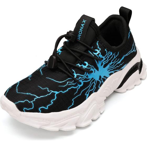 BRONAX Little/Big Boys Lightweight Graffiti Personality Shoes
