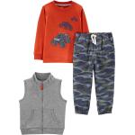 Simple Joys by Carter's Toddlers and Baby Boys' 3-Piece Fleece Vest, Long-Sleeve Shirt, and Woven Pant Playwear Set