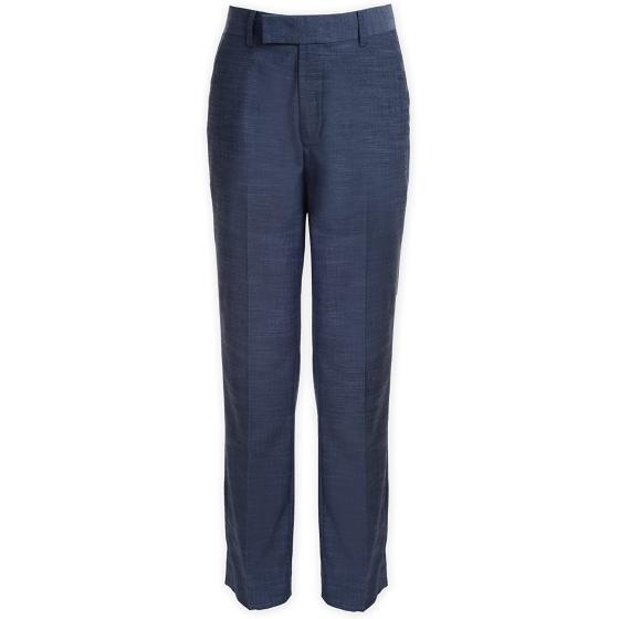 Calvin Klein Boys' Flat Suit Dress Pant, Straight Leg Fit & Hemmed Bottom, Belt Loops & Functional Front Pockets