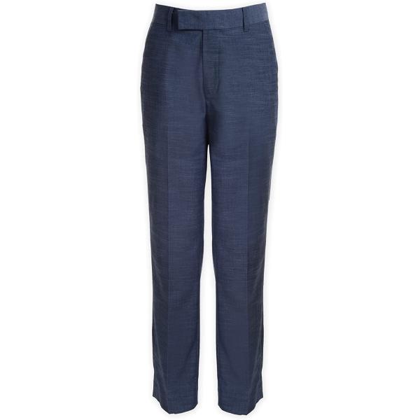 Calvin Klein Boys' Flat Suit Dress Pant, Straight Leg Fit & Hemmed Bottom, Belt Loops & Functional Front Pockets