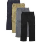 The Children's Place Boys' Slim Pull on Cargo Pants 4-Pack