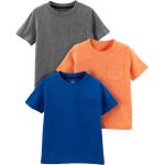 Simple Joys by Carter's Babies, Toddlers, and Boys' Solid Pocket Short-Sleeve Tee Shirts, Pack of 3