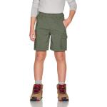 CQR Kids Youth Pull on Cargo Shorts, Outdoor Camping Hiking Shorts, Lightweight Elastic Waist Athletic Short with Pockets
