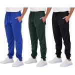 Real Essentials 3 Pack: Boy's Active Athletic Casual Jogger Sweatpants with Pockets