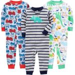 Simple Joys by Carter's Toddlers and Baby Boys' Snug-Fit Footless Cotton Pajamas, Pack of 3