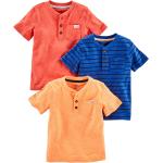 Simple Joys by Carter's Babies, Toddlers, and Boys' Short-Sleeve Pocket Henley Tee Shirt, Pack of 3