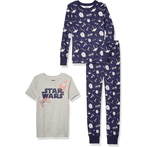 Amazon Essentials baby-boys Snug-Fit Cotton Pajama Sleepwear Sets (Previously Spotted Zebra)
