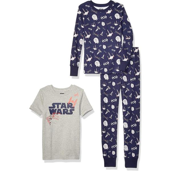 Amazon Essentials baby-boys Snug-Fit Cotton Pajama Sleepwear Sets (Previously Spotted Zebra)