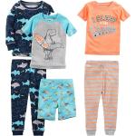Simple Joys by Carter's Babies, Toddlers, and Boys' 6-Piece Snug-Fit Cotton Pajama Set