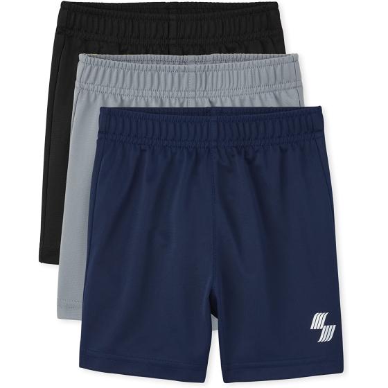 The Children's Place Boys' 3 Pack and Toddler Basketball Shorts 3-Pack