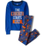 The Children's Place Boys' Long Sleeve Top and Pants Snug Fit 100% Cotton 2 Piece Pajama Sets