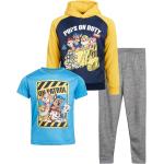 Nickelodeon Boys' 3 Piece Sweatsuit Set – Jogger Pants, Zip Up Hoodie Sweatshirt, and T Shirt (2T-7)
