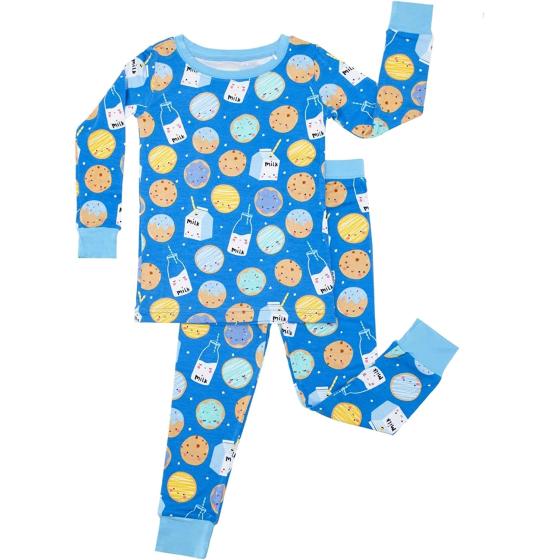 Little Sleepies Two-Piece Pajama Set for Boys and Girls, Snug Fit Sleepwear, Matching Family Pajamas, Bamboo Viscose Cotton