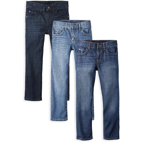 The Children's Place Boys' Basic Straight Leg Jeans 3-Pack
