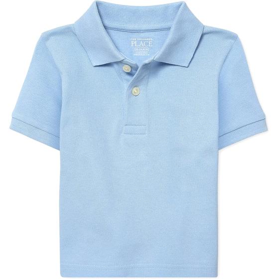 The Children's Place Baby Boys' and Toddler Short Sleeve Pique Polo