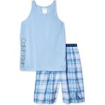 Calvin Klein boys Calvin Klein Boys' 2 Piece Sleepwear Top and Bottom Pajama Set Pj